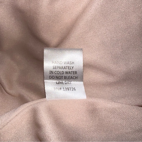 PinkBlush Maternity Lace Short Sleeve Dress Women's Medium NWT Tie Waist Girly - Picture 9 of 10